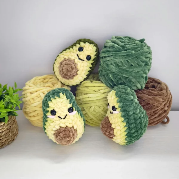 Avocado Crochet Pattern – Bild 2