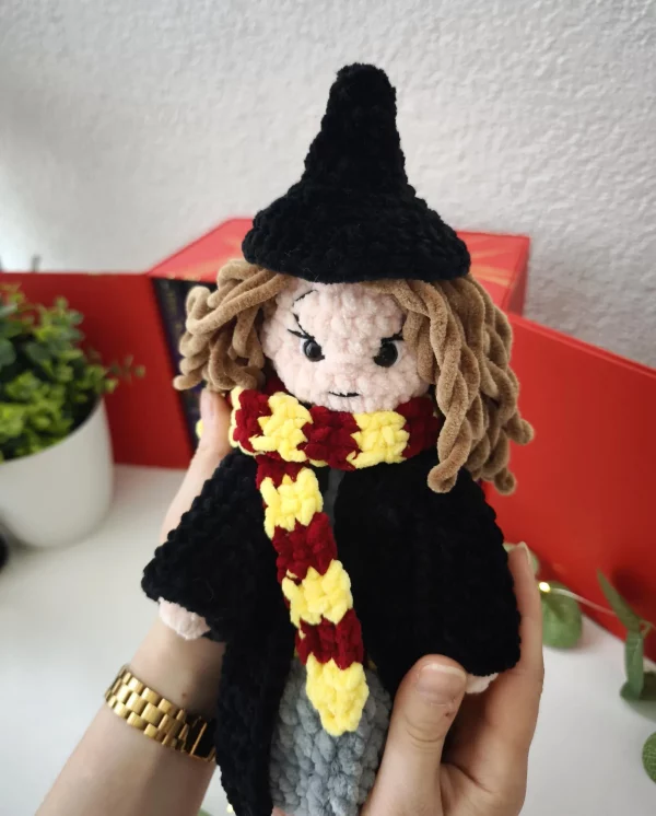 Gehäkeltes Amigurumi-Trio von Zauberern – Bild 7