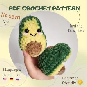 Avocado Crochet Pattern
