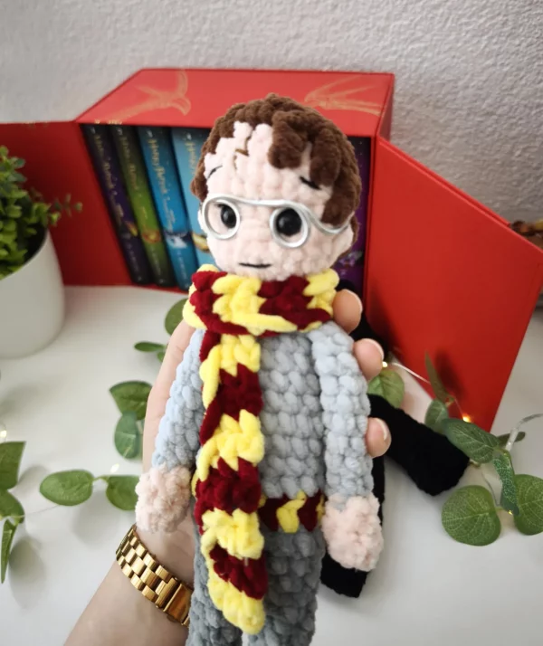 Gehäkeltes Amigurumi-Trio von Zauberern – Bild 6