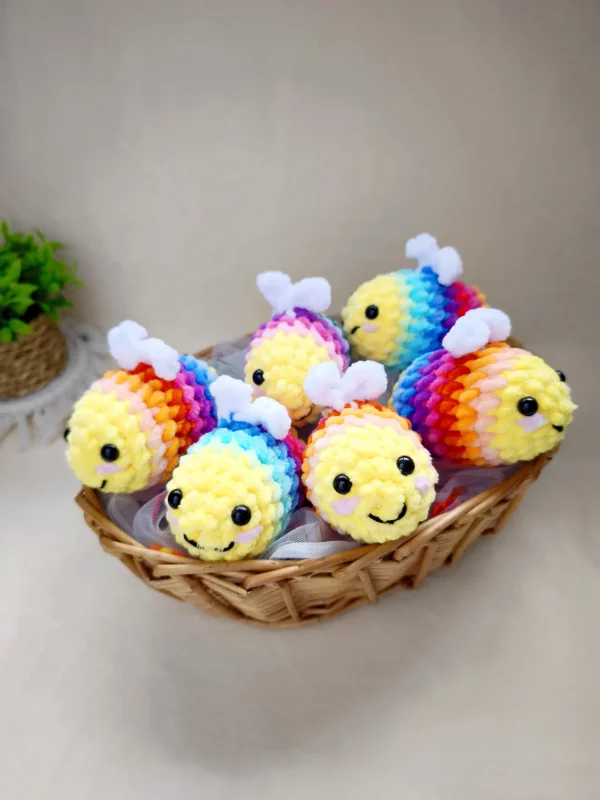 No-Sew Mini Bee Crochet Pattern – Bild 7
