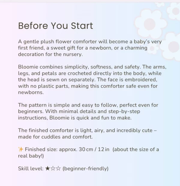 Bloomie Crochet Pattern – Bild 2