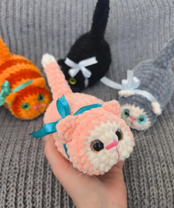 Gehäkelte Katze – Bild 2