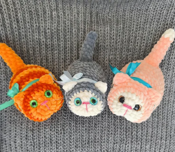 Gehäkelte Katze