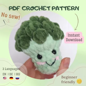 Broccoli Amigurumi Crochet Pattern