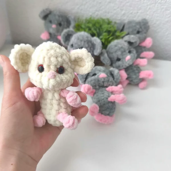 Maus gehäkelt – Bild 2