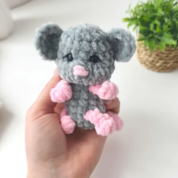 Maus gehäkelt – Bild 3
