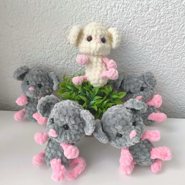 Maus gehäkelt – Bild 6