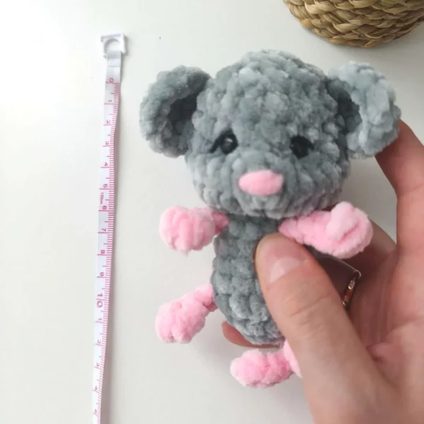 Maus gehäkelt – Bild 8