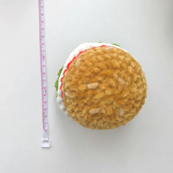 Gehäkelter Hamburger – Bild 4