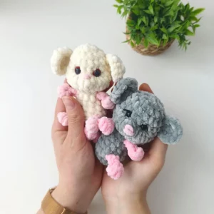 Maus gehäkelt