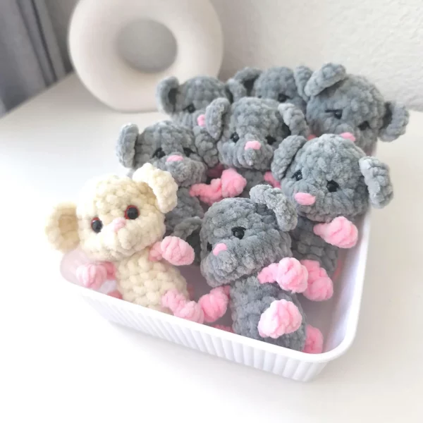 Maus gehäkelt – Bild 7