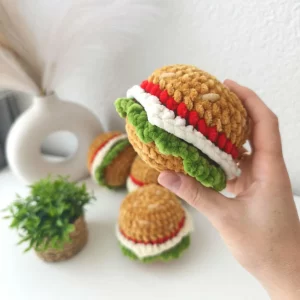 Gehäkelter Hamburger